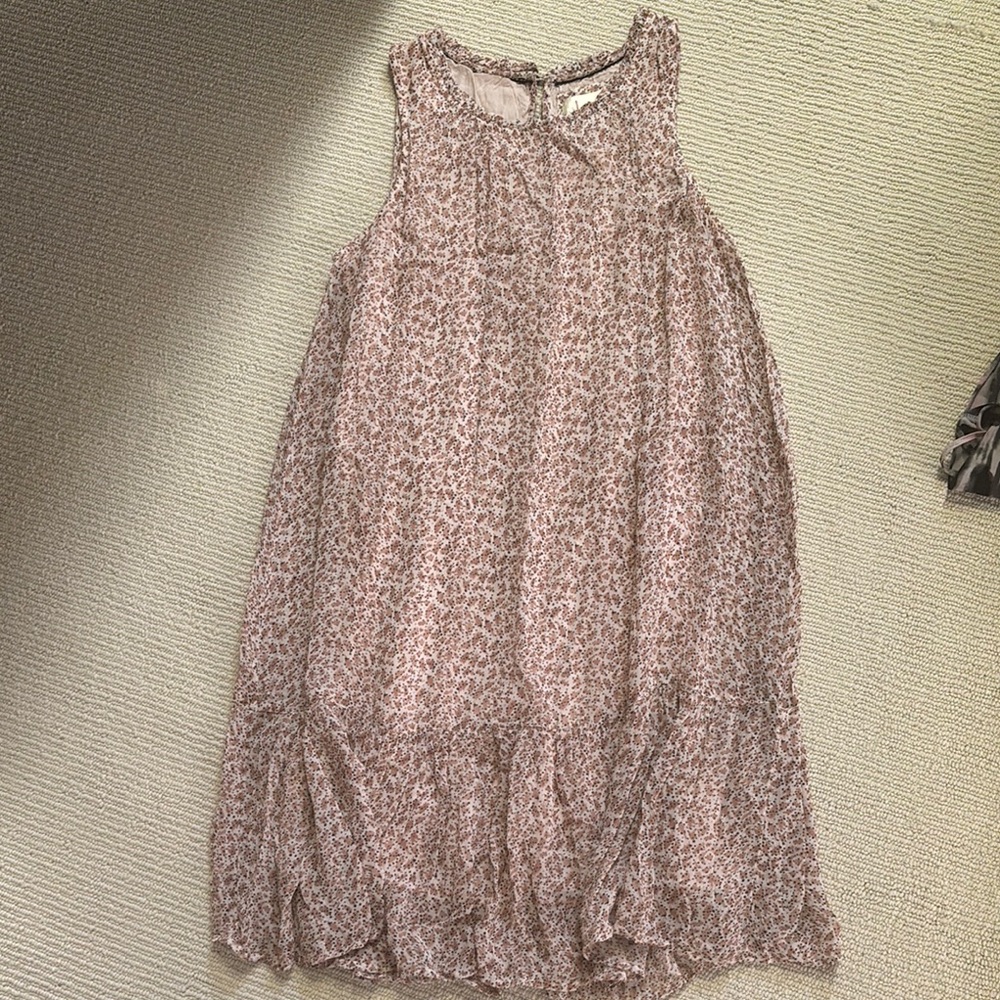 Anthropologie Pink Patterned Dress